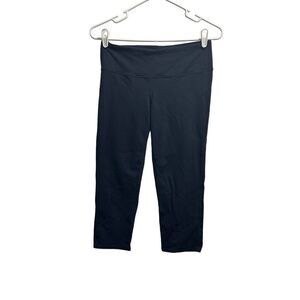 Women’s Navy Athleta Crop Capris Leggings Size Medium